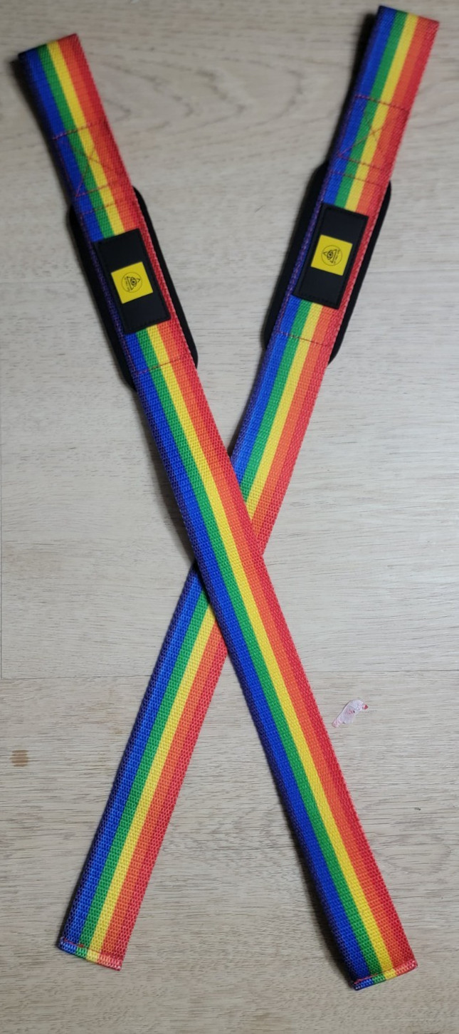 2 Workout Class Rainbow Straps Gym Multi Colored