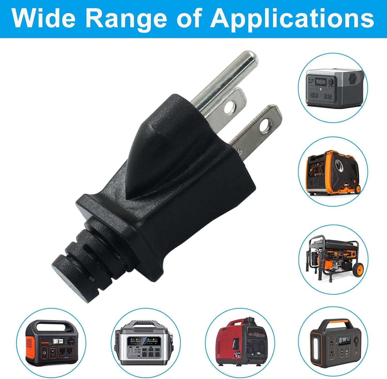 2 Pack Generator Grounding Plug, Neutral Ground Bonding Plug for Portable...