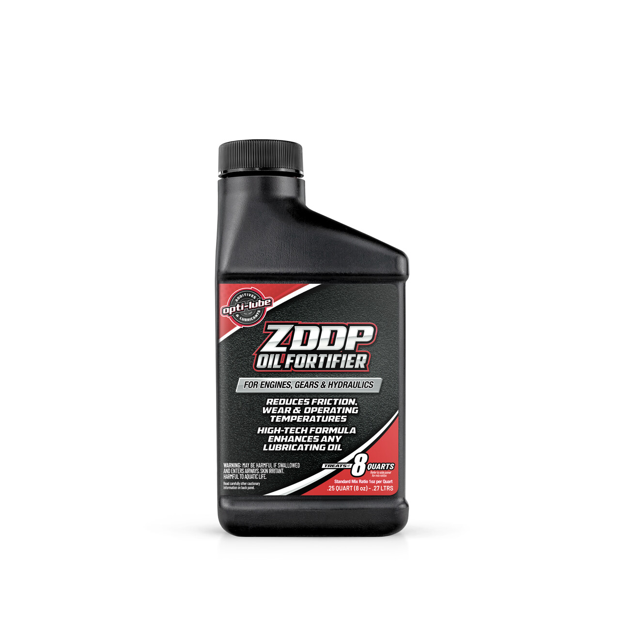 OPTI-LUBE ZDDP OIL FORTIFIER: 8oz, Treats Up To 8 Quarts Of Oil