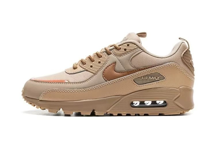 🔥DS Nike Air Max 90 OG All wheaten Men's Comfortable Running Shoes