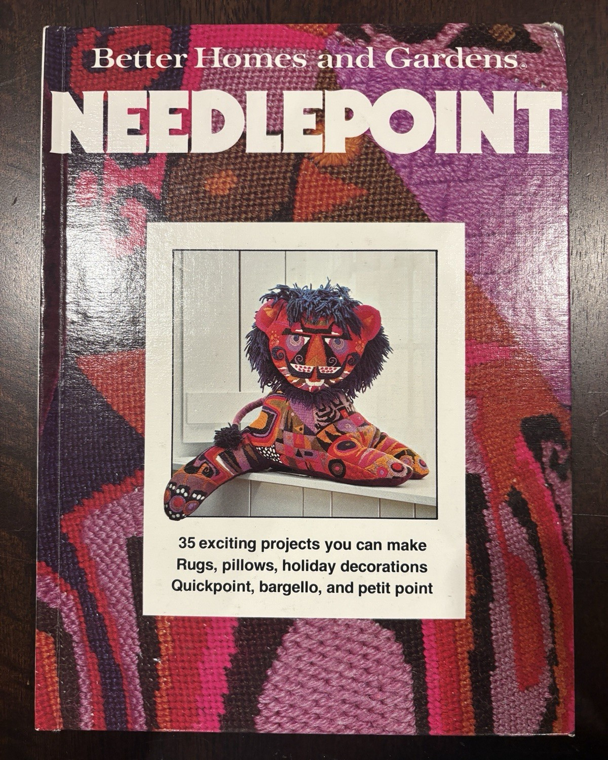Better Homes and Gardens Needlepoint Book Pattern & Instructions, 35 Projects