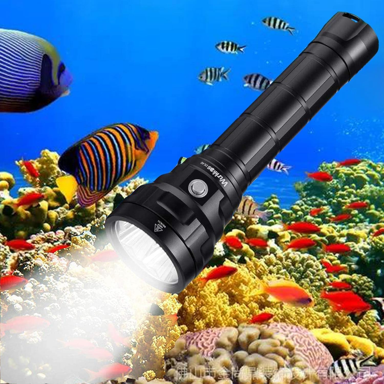 Wurkkos DL40 5000Lumen Dive Lights Scuba Diving, 90 High CRI, 4 Modes, Powerful