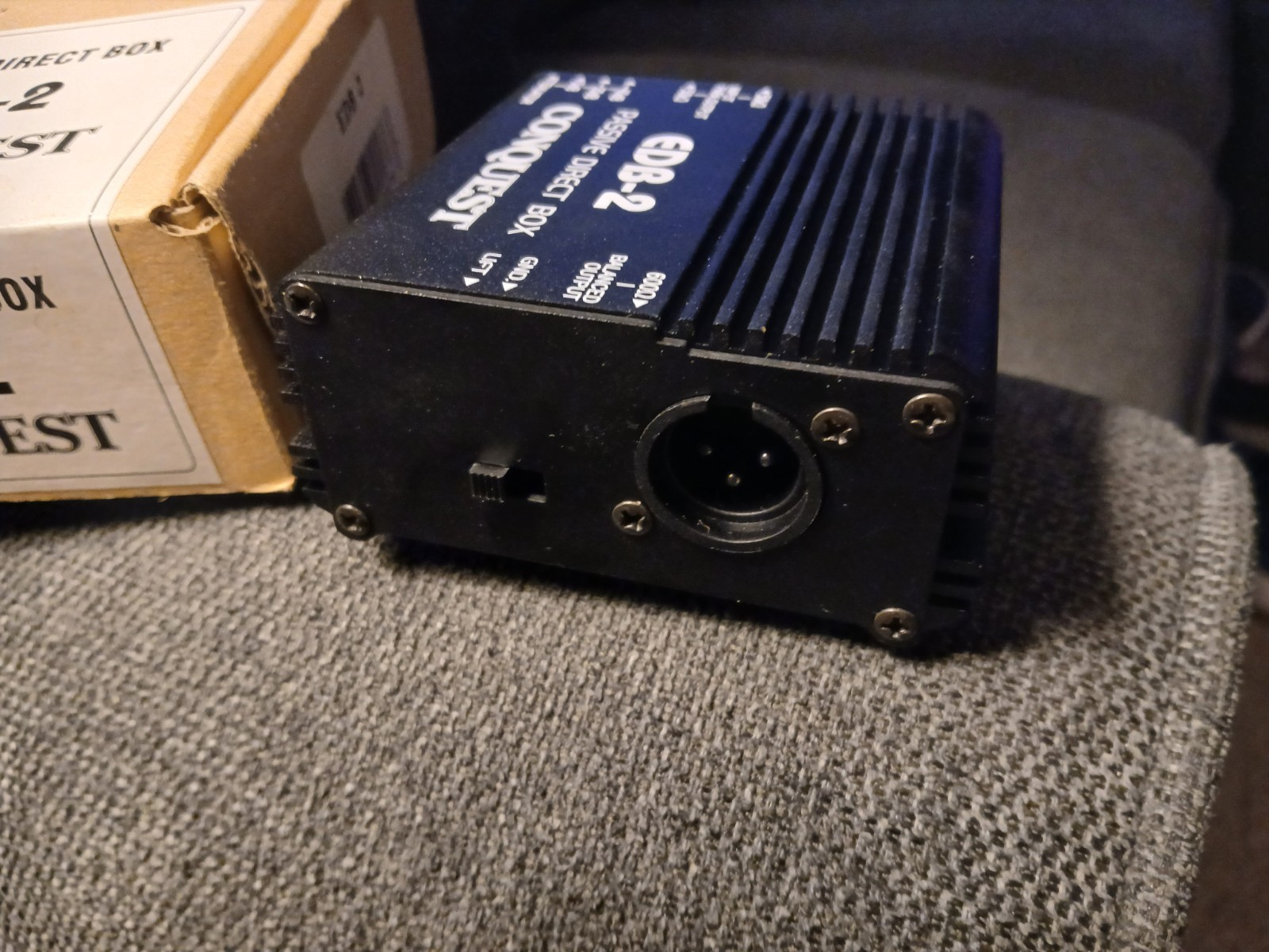 Conquest EDB-2 Passive Direct Box DI, Model EDB-2