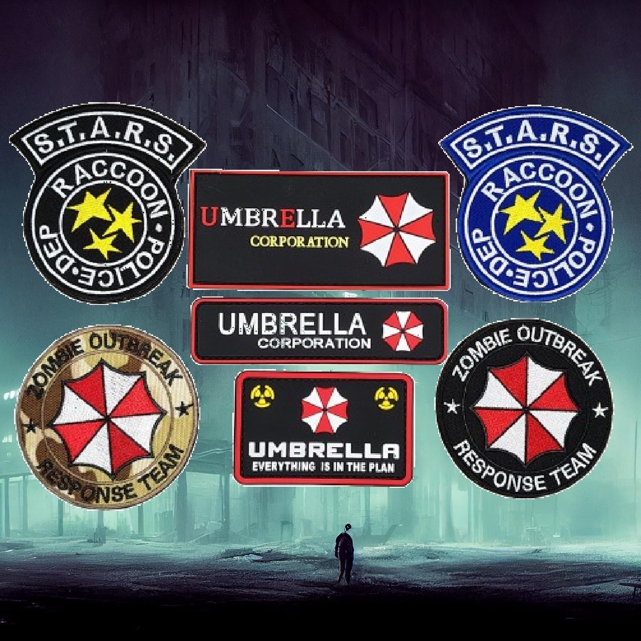 Zombie Outbreak Response Team Tactical Biohazard Morale Patch YOU PICK Hook Loop