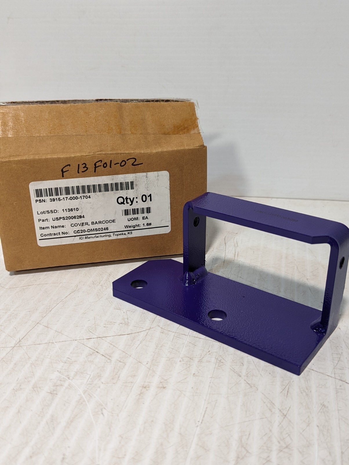 USPS2006294 Bar Code Cover