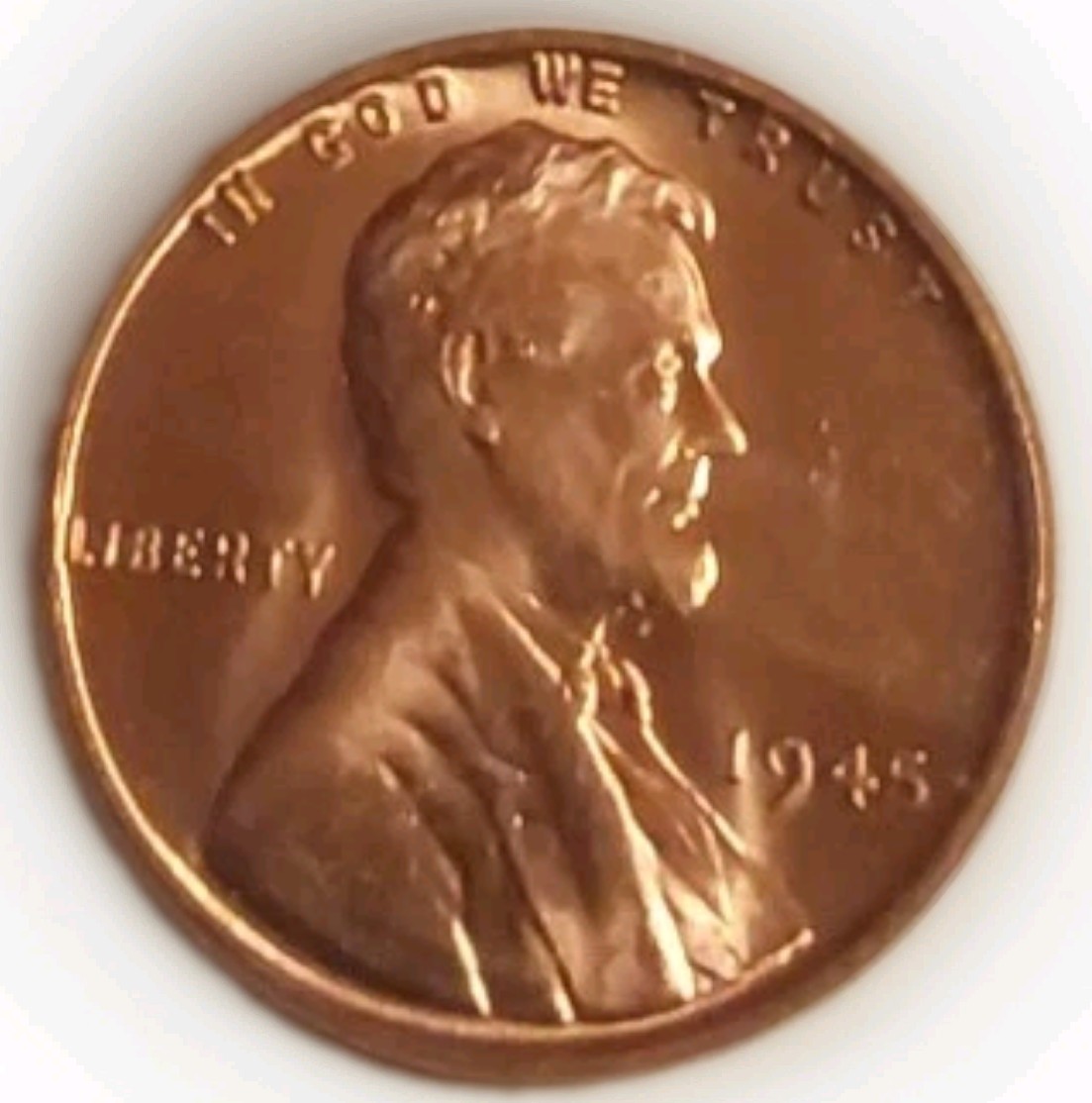 WW2 1945 Red Lincoln Wheat 1C Penny Gem Uncirculated BU Free Post Tracking