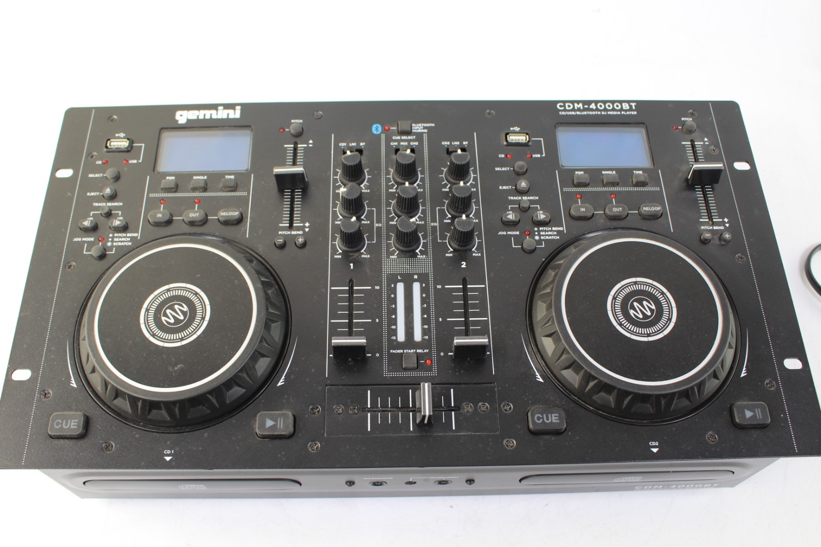 Needs Repair, AS-IS ** Gemini CDM-4000BT CD/MIXER Combo Player w/BT Input #R8163