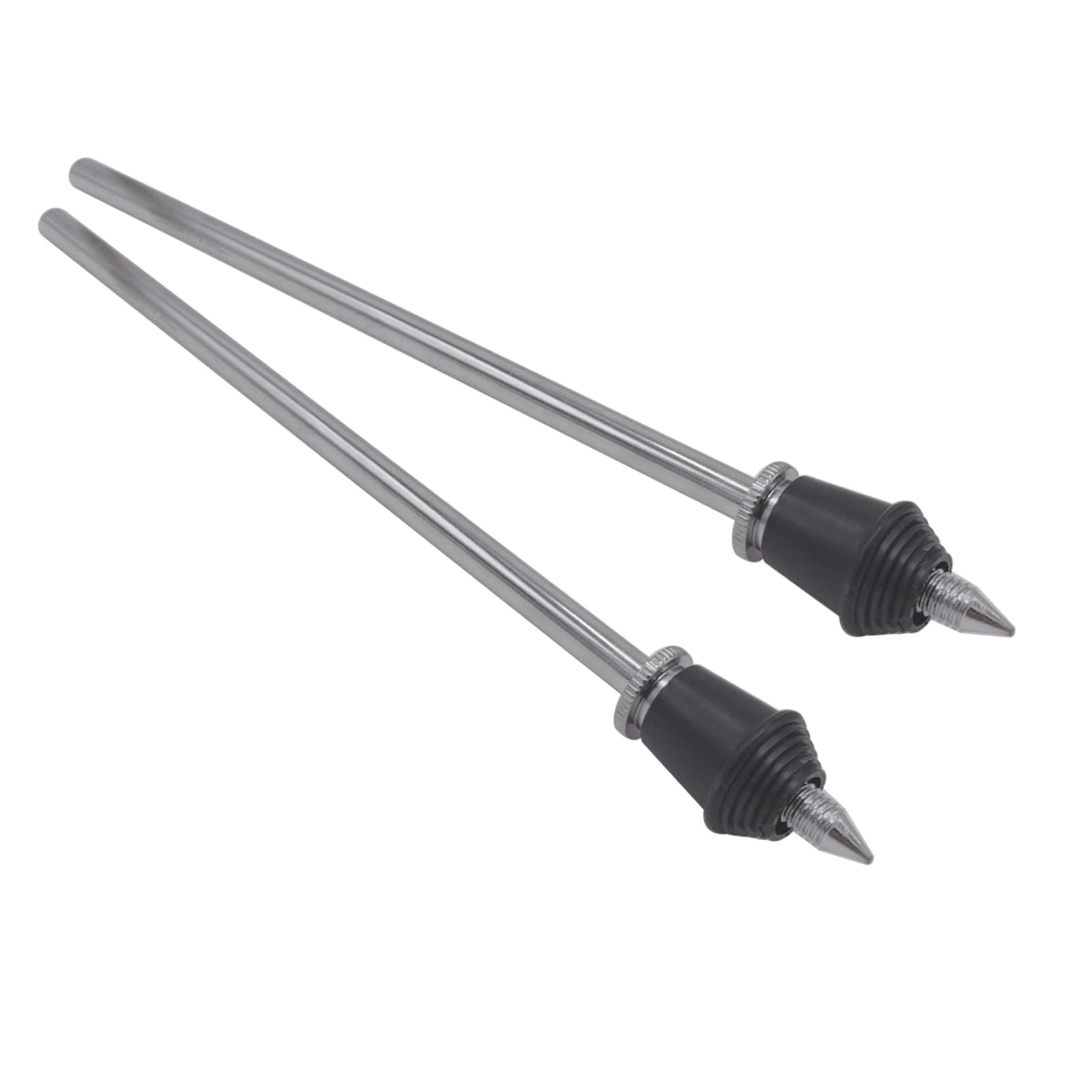 2PCS Vintage Style Straight Bass Drum Spurs Legs, Metal Kick Drum Floor Tom L...
