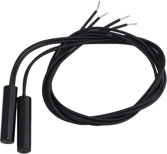 Magnetic Reed Proximity Sensor, Cylindrical Plastic Mounted, Pack 2