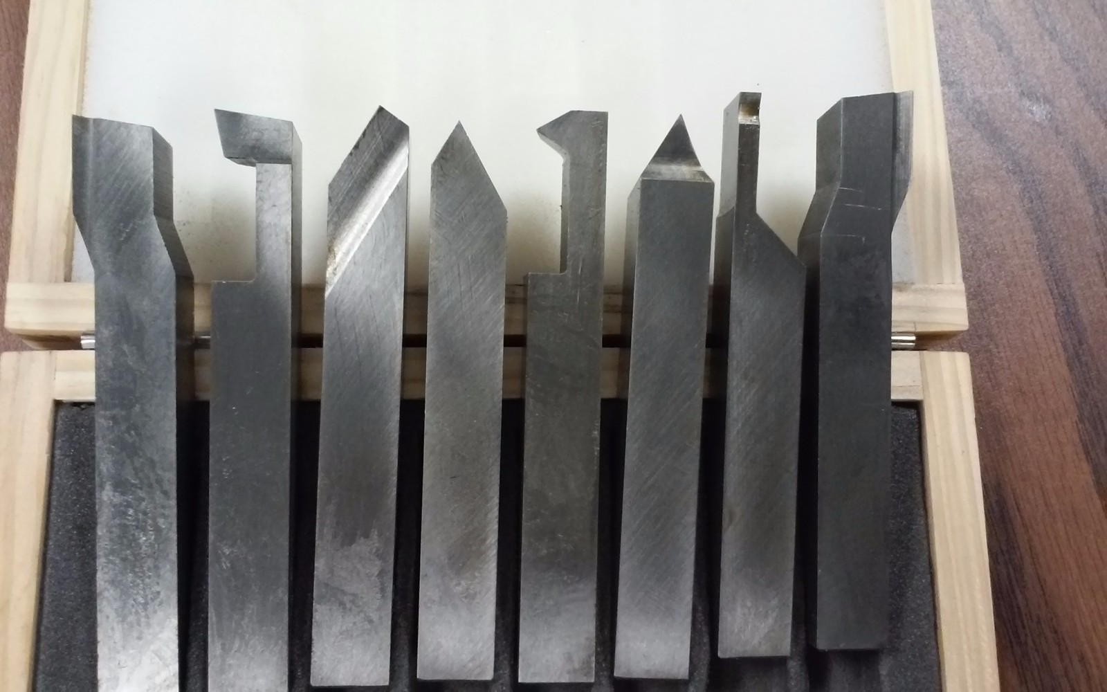 1/2" shank 8pcs/set Solid HSS tool bits offset cranked turning #Z-2662-2004-new