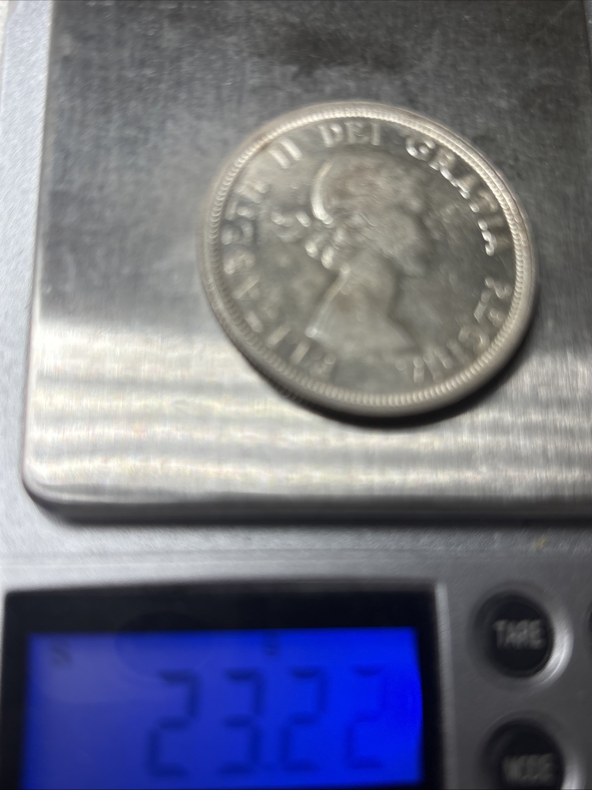 1953 Canada Silver Dollar,Young Elizabeth II, .600ASW,.800 Fine,Low mintage,AU👀