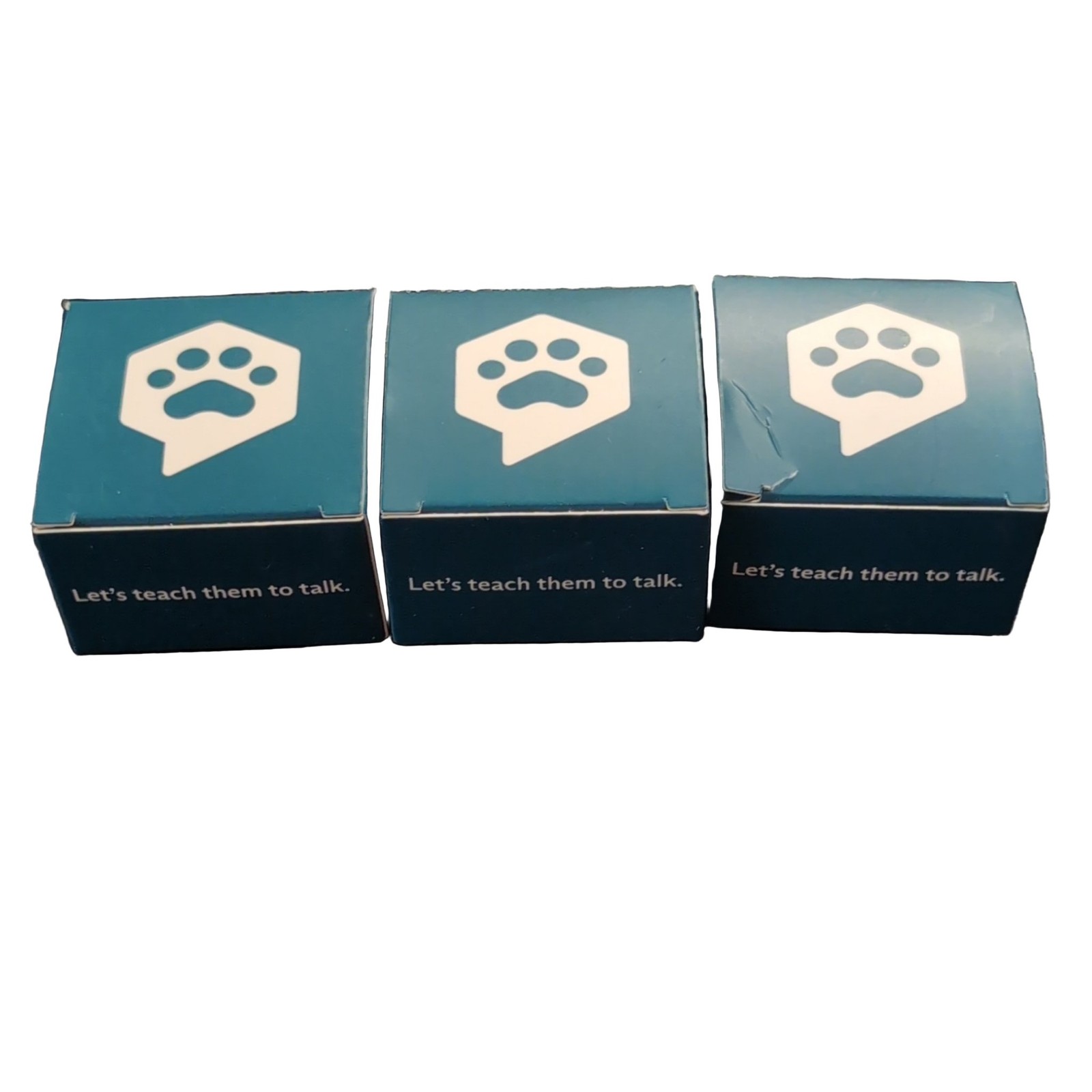 Fluent Pet Talking Buttons for Pets Training Button Teal Touch Control