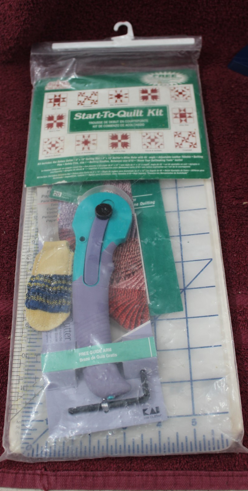 Vtg. 1996 The Quiltery Start To Quilt Kit Dirtz Create Quilts