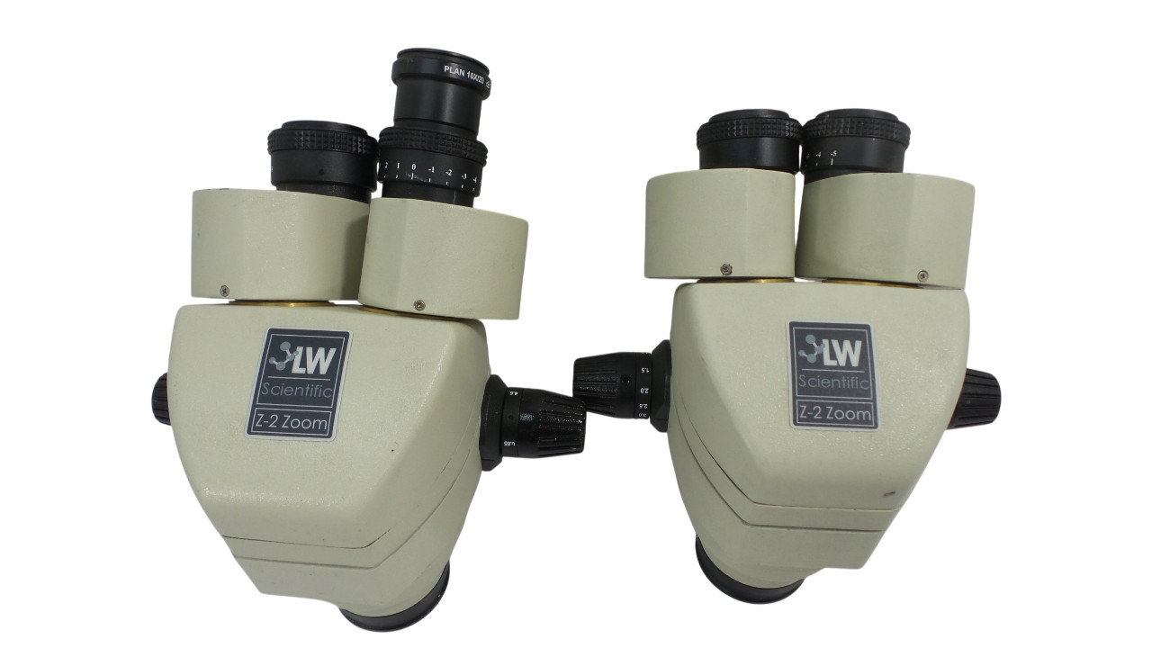 Lot of 2 LW Scientific microscope Z-2 Zoom - Free Shipping
