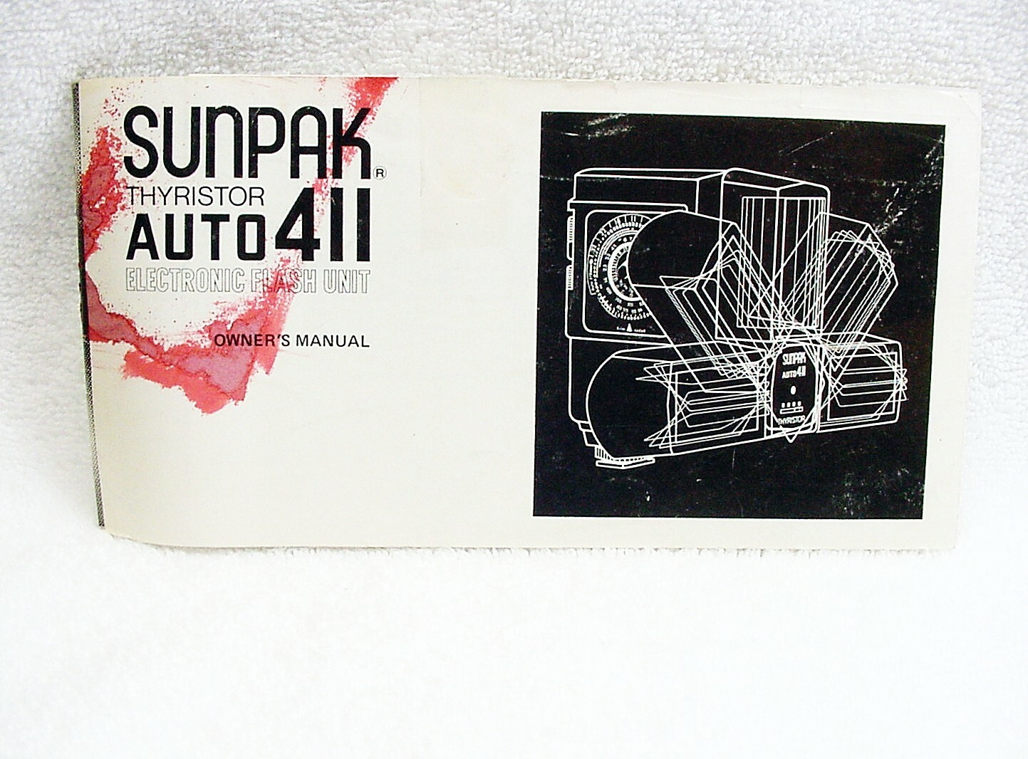 Sunpak Auto 411 Instruction Pamphlet Book | 27pg | 1976 | Pics & Text | $13.40