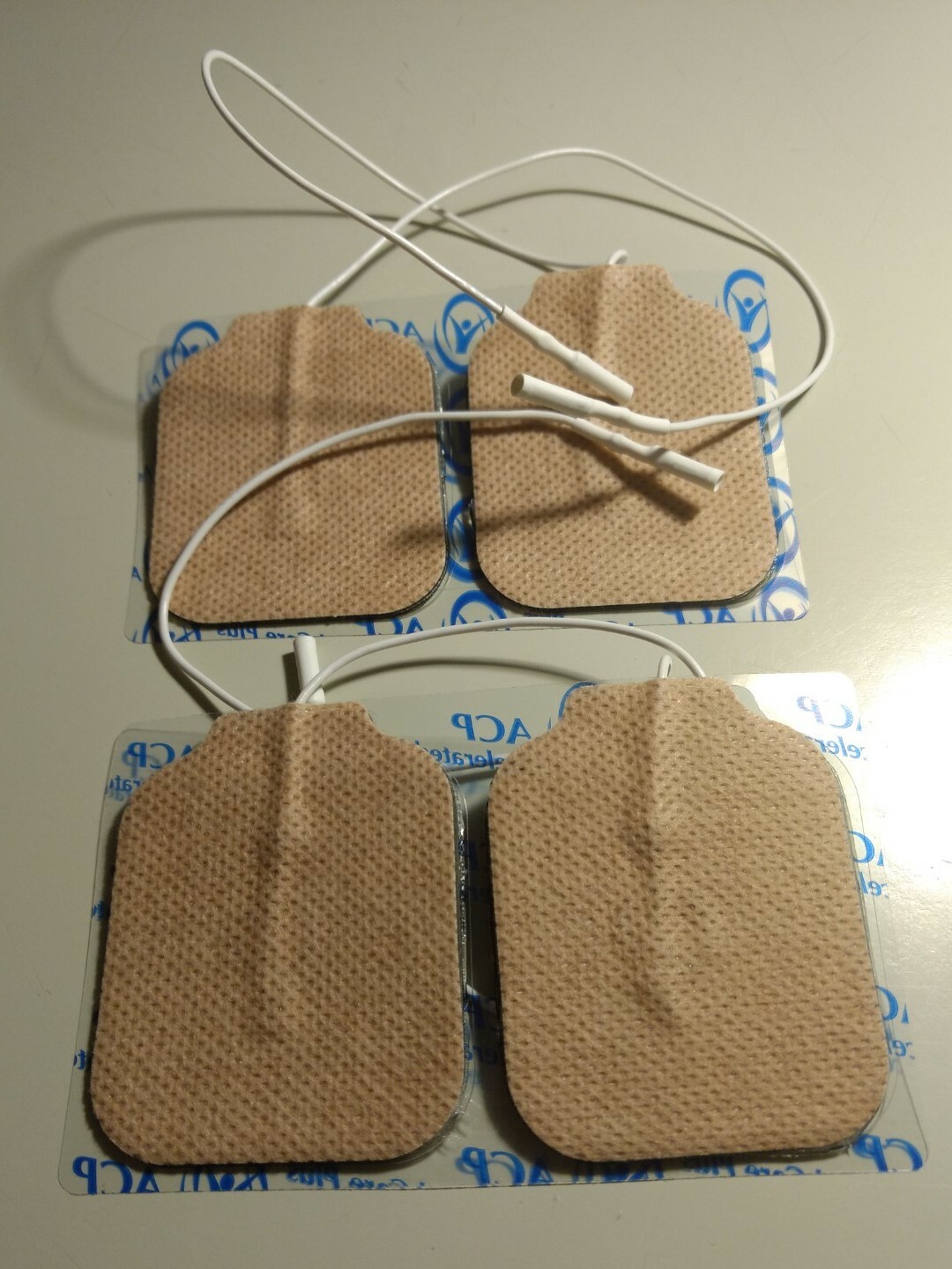 Replacement TENS Unit ACP High Conductivity Electrodes 1pk of 4 Health Fitness
