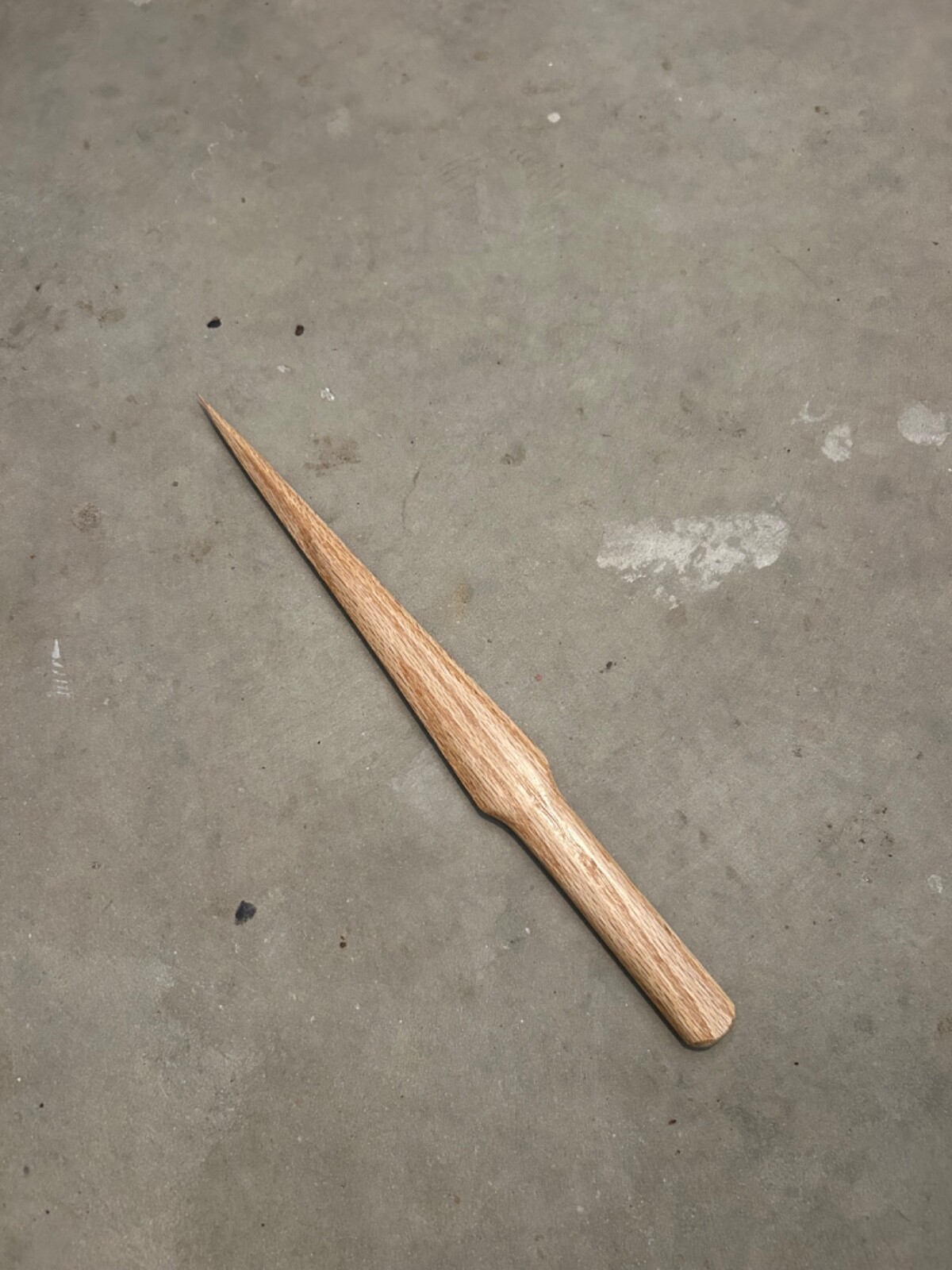 Handmade Oak Dagger or Vampire Hunter Slayer Killing Wood Wooden Stake, 15"