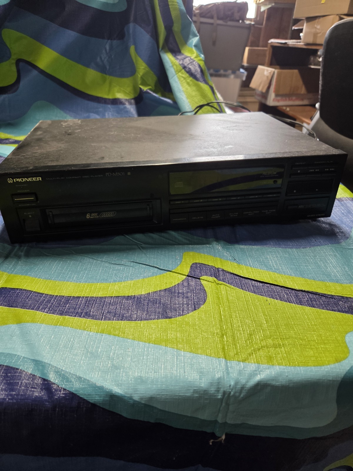 Pioneer Multi Disk Player Pd-M501. PARTS ONLY. SEE PICS