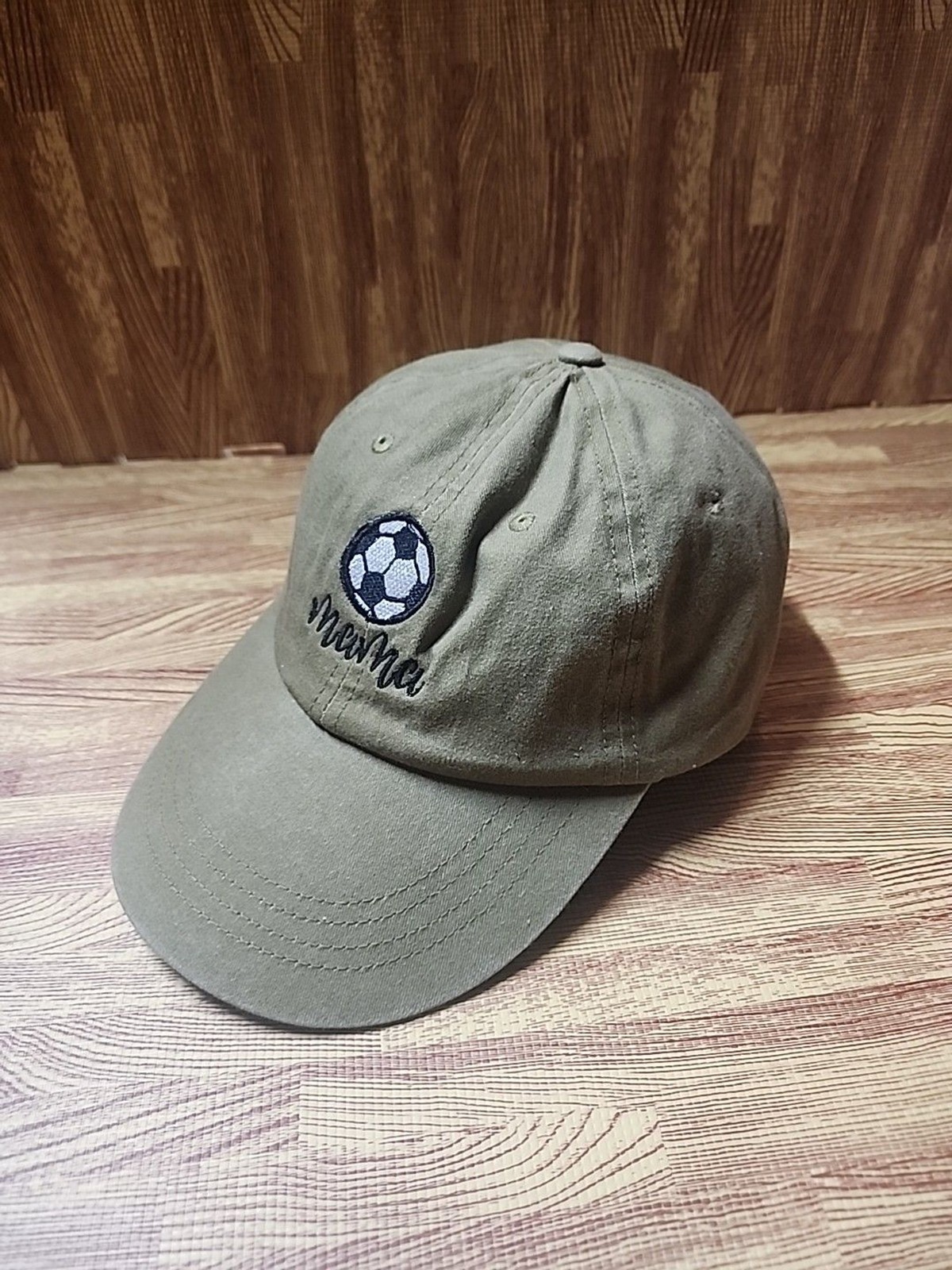 Soccer Mom Hat Cap Womens Strapback Black Embroidered Outdoor