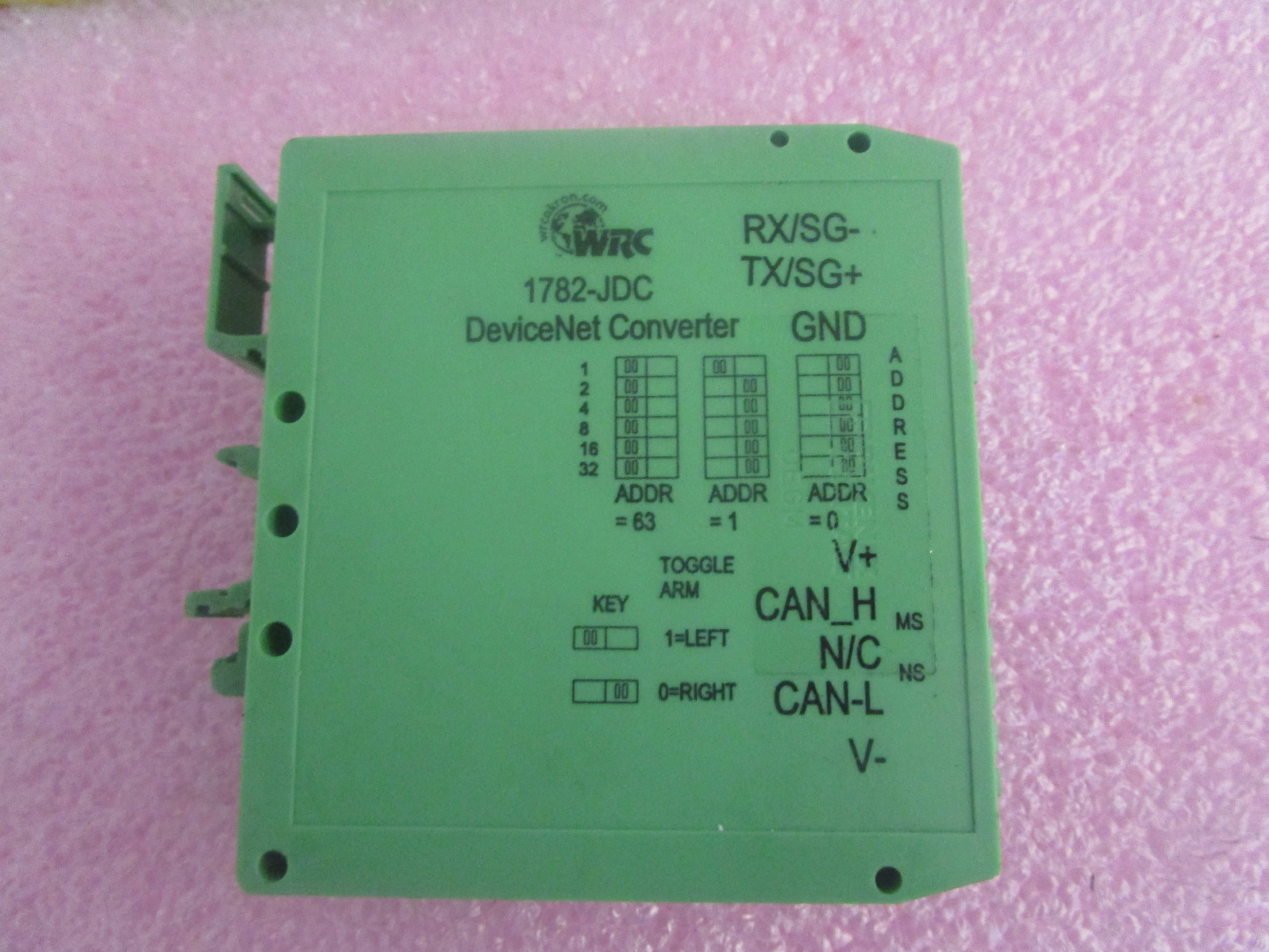 WRC Model: 1782-JDC DeviceNet Converter