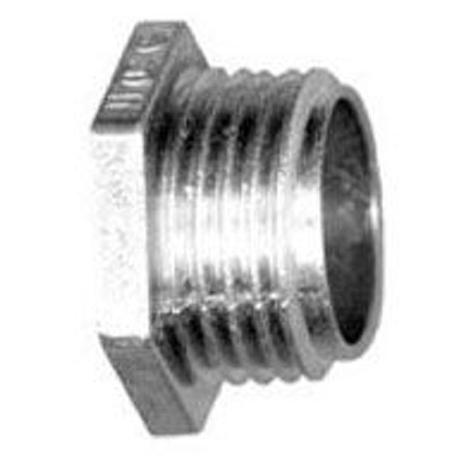 Bridgeport Fittings 1102-DC, Conduit Nipple, 1/2In Conduit Nipple, Zinc, 1 PC
