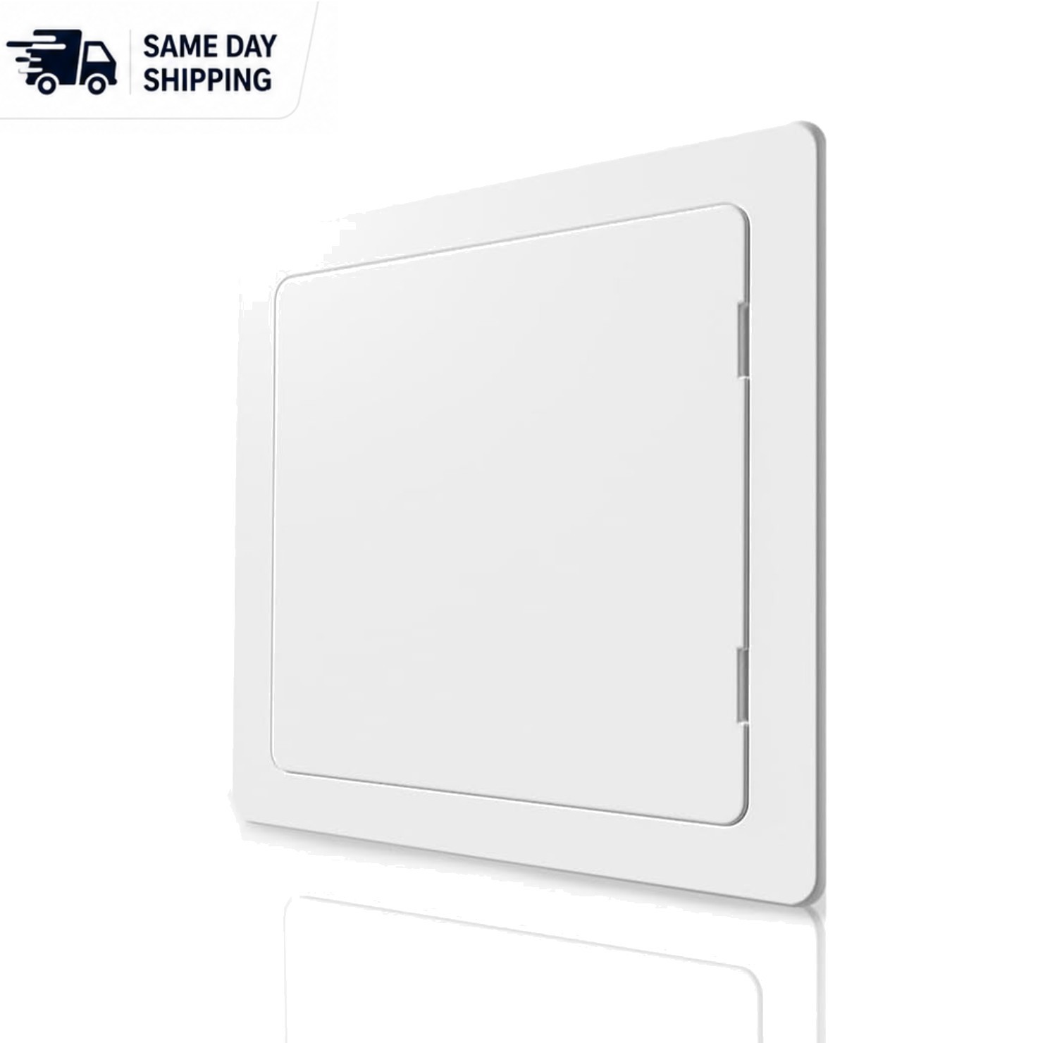 Impact-Resistant 8x8 Access Door - Flexible Mounting & Removable Hinged Design