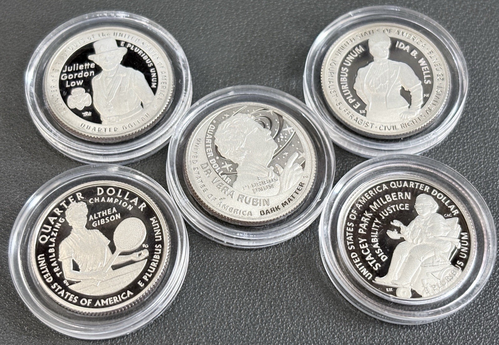 2025 S American Women Quarters PROOF Set! All 5 Coins, S Mint, US Women