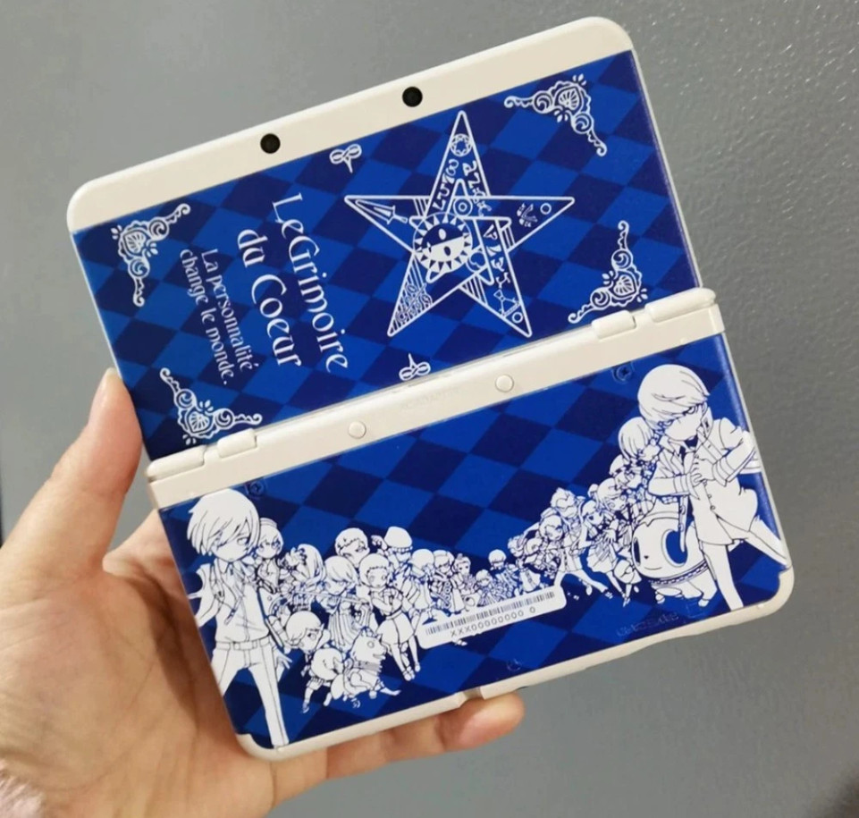 Nintendo series console parts Cover Blue Argyle Persona Star Protective shell