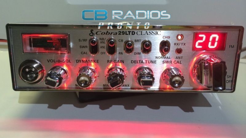 Cobra 29 Ltd Classic CB RADIO RED LIGHT EDITION + PERFORMANCE TUNED + ECHO