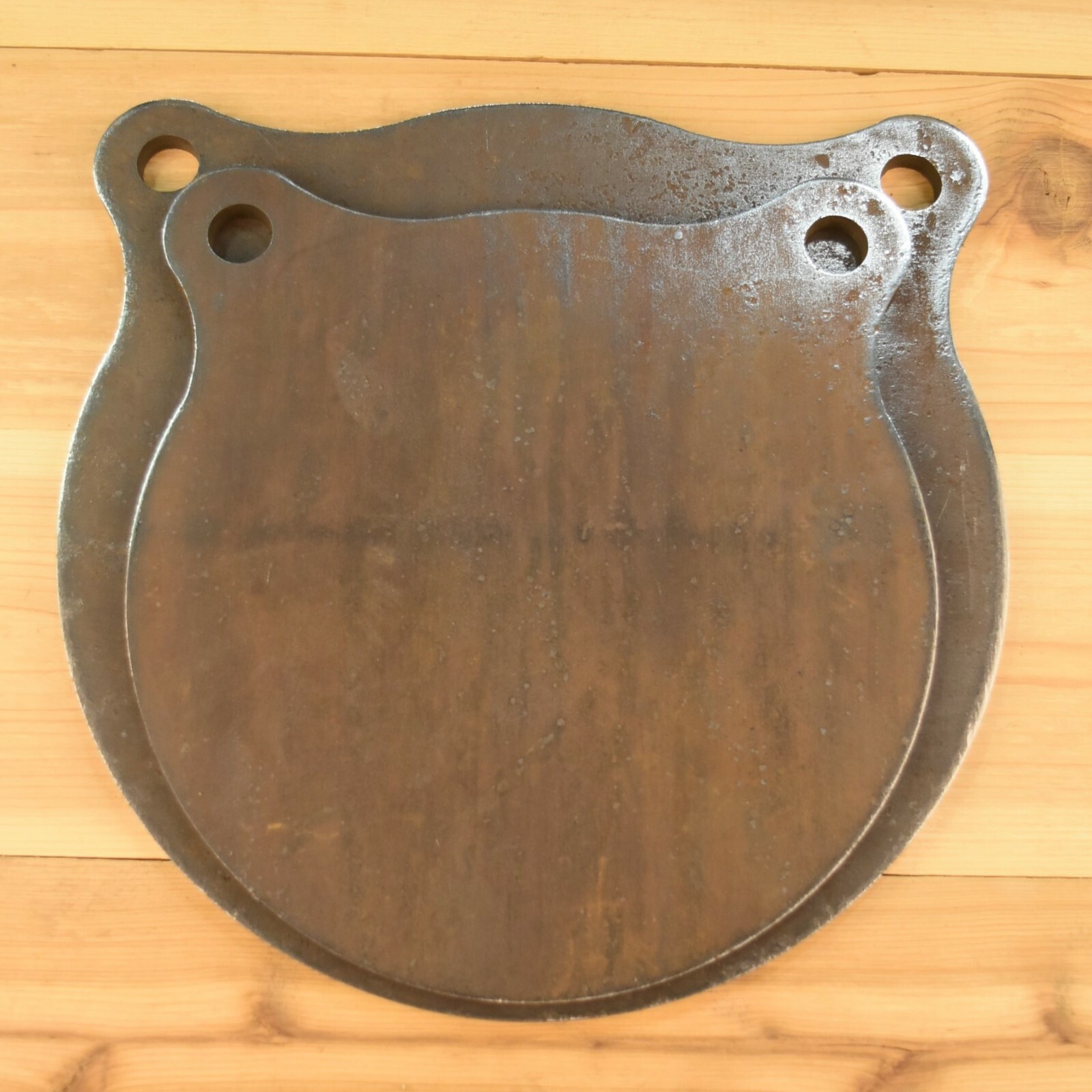 AR500 3/8" Steel Shooting Target 10" 12" Gongs Set of TWO
