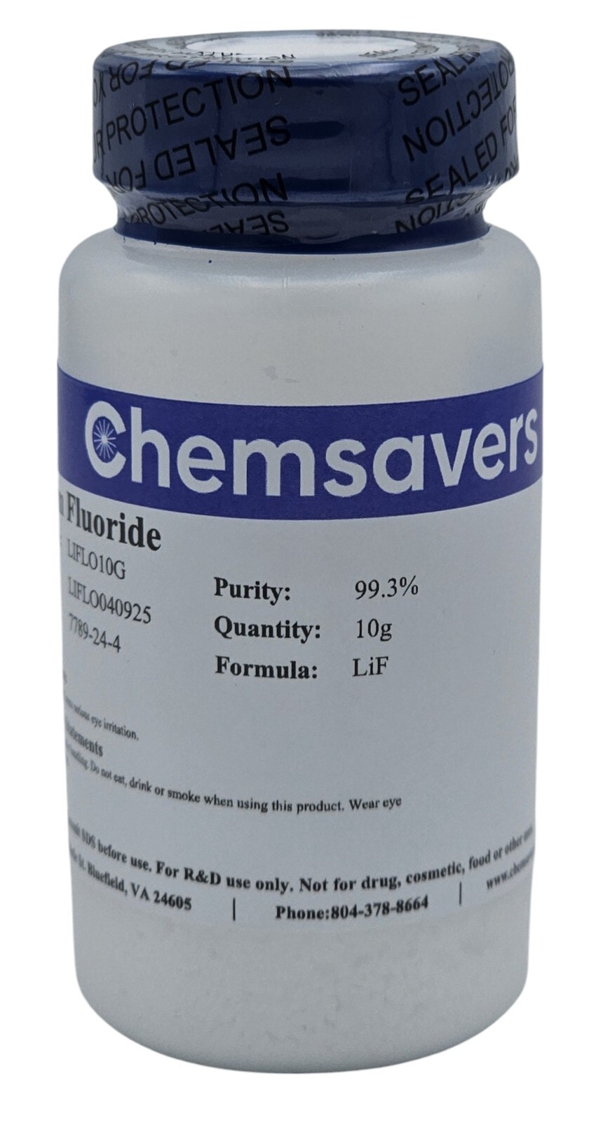 Lithium Fluoride, 99.3%, 10g