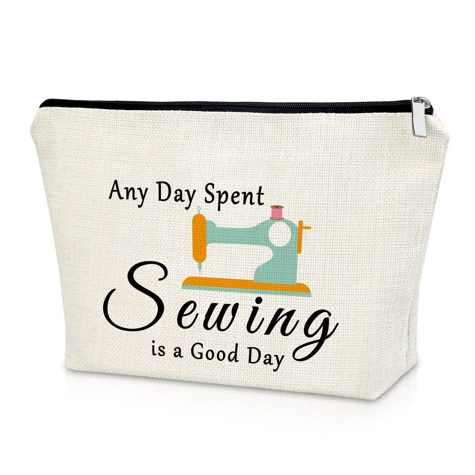 Sewing Gifts: Makeup Bag & Travel Pouch for Sewing & Crafting Lovers - Inspir...