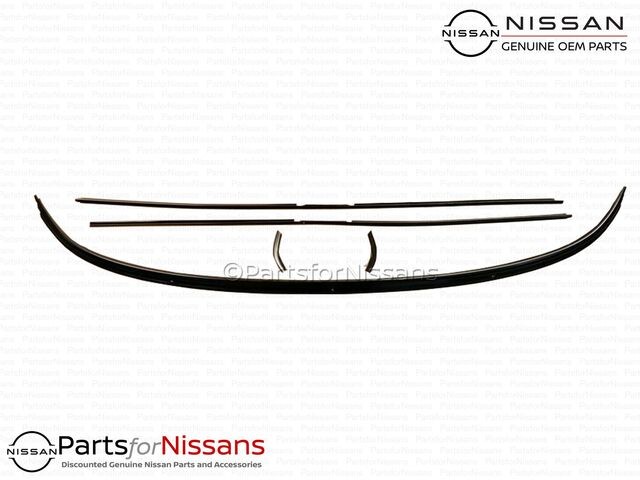 JDM Nissan Skyline R32 GTR GTS-4 Rear Window Molding Set 79750-04U10 NEW OEM