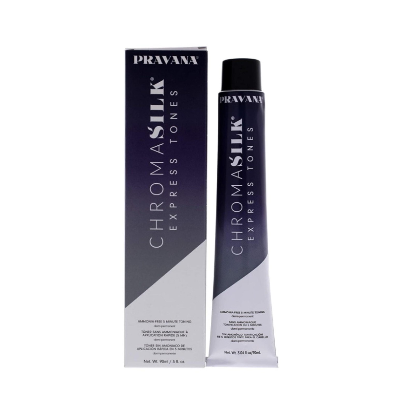 Pravana ChromaSilk Express Toner Smokey Silver 3 oz