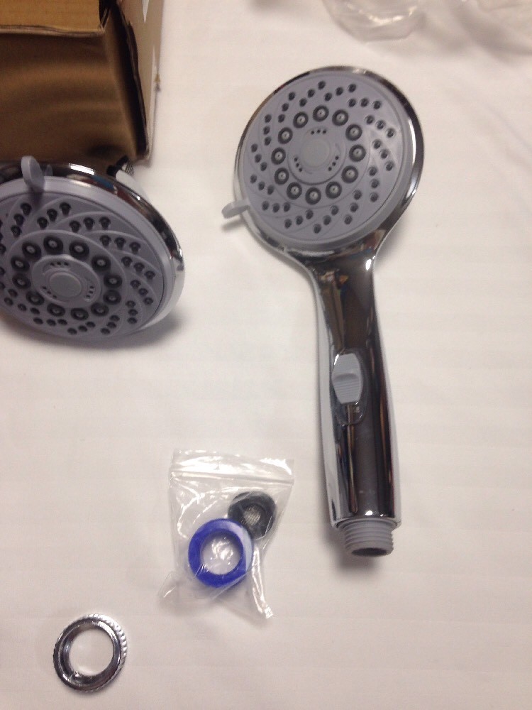 Hotel Spa Multiple Setting Ultra Luxury Spiral Three-Way Showerhead Handheld