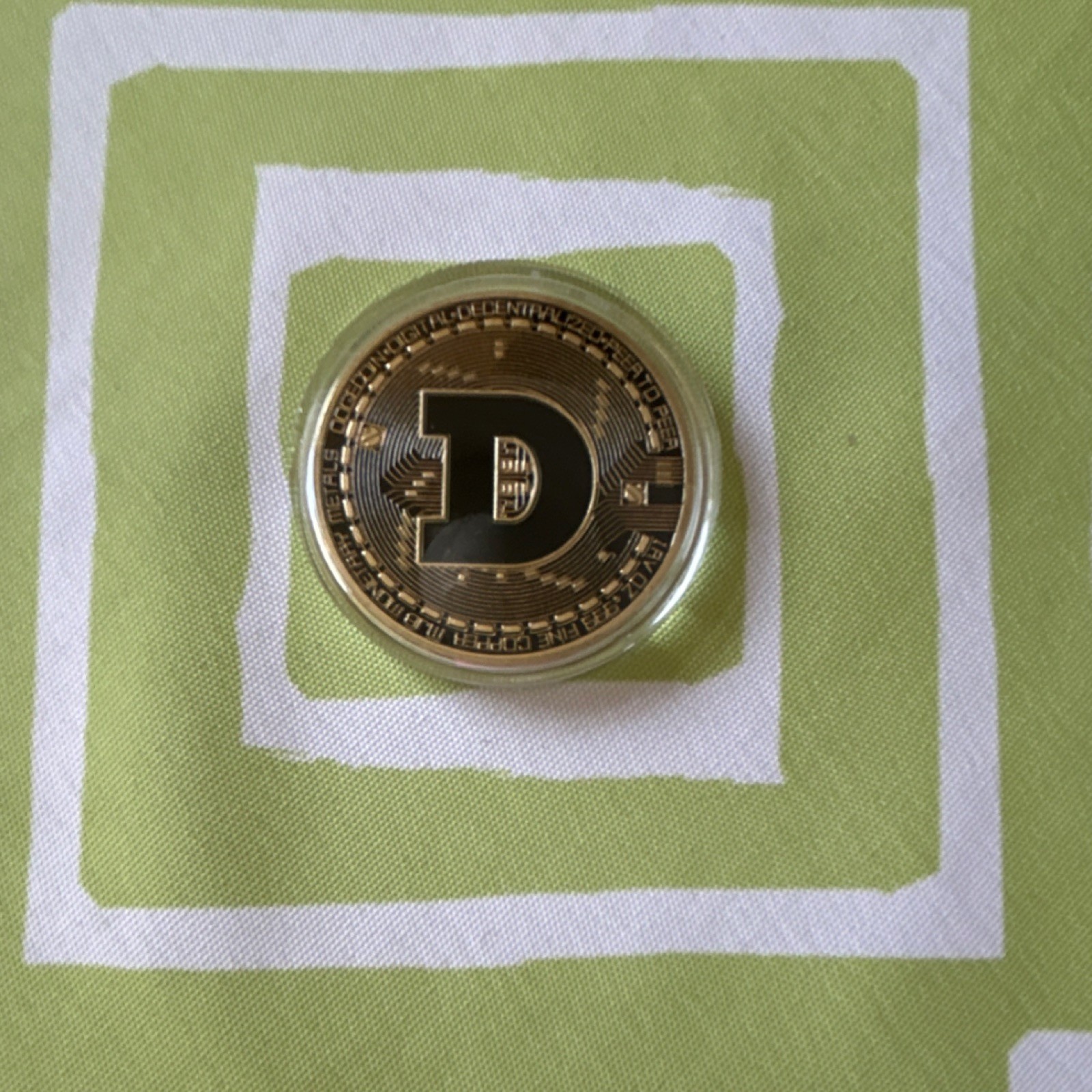 Dogecoin Coin Collectible Cryptocurrency Physical
