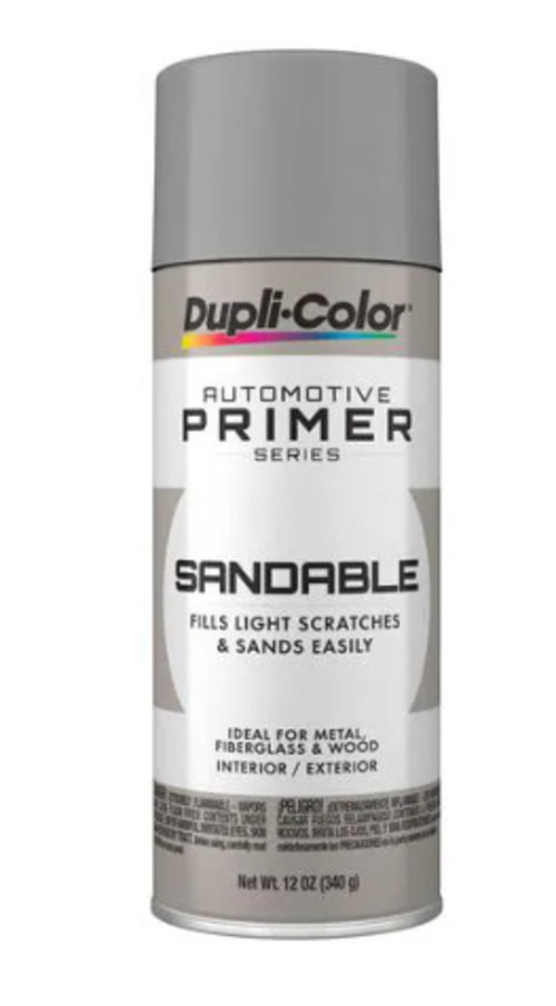 Dupli-Color Primer 12 Ounce Light Gray Paint - DAP1688