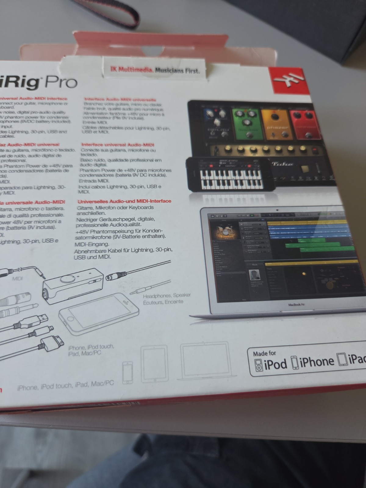 IK Multimedia iRig Pro Universal Audio and MIDI Interface