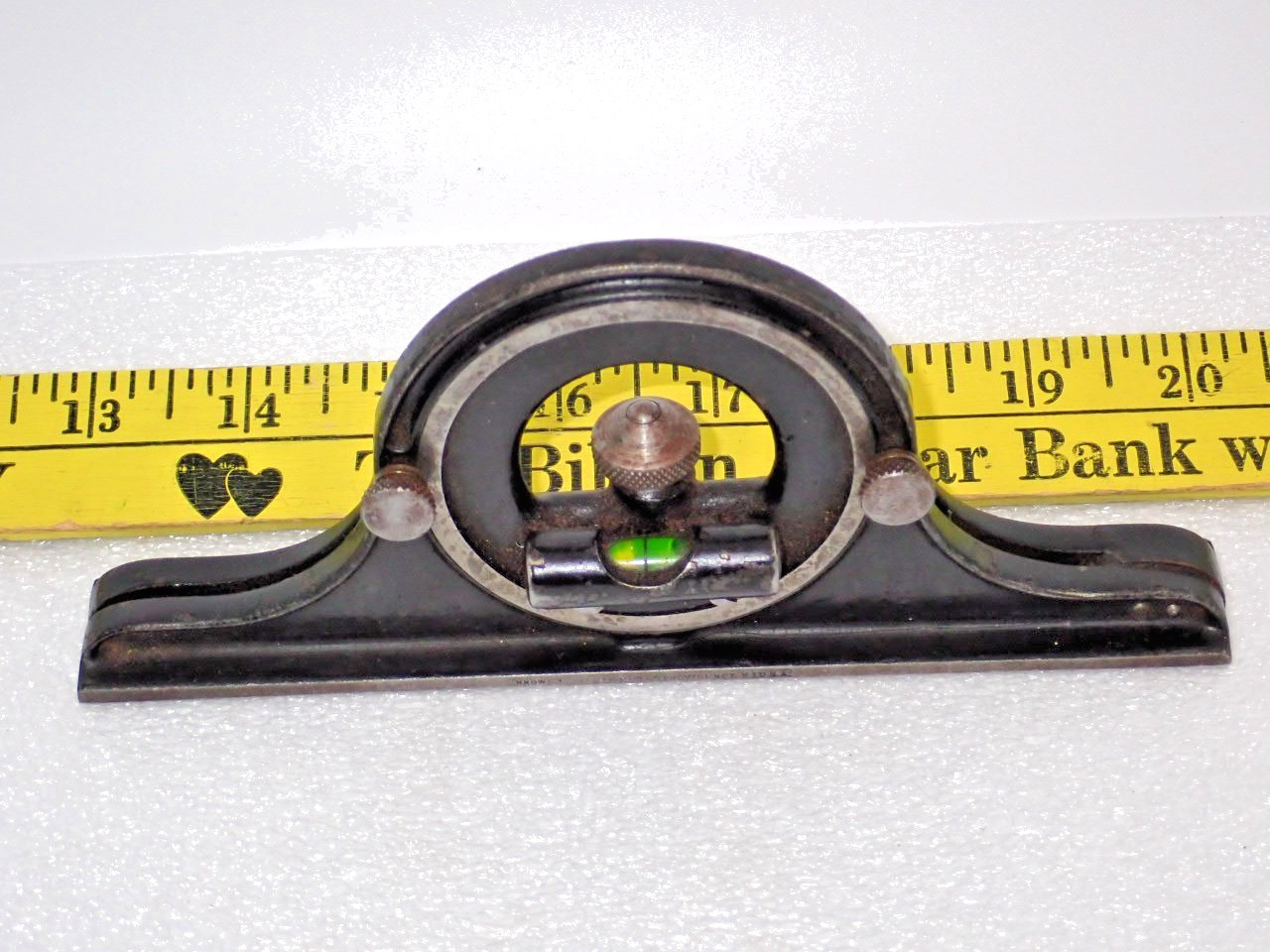 Vintage  Brown & Sharppe Machinist Protractor Head made in USA