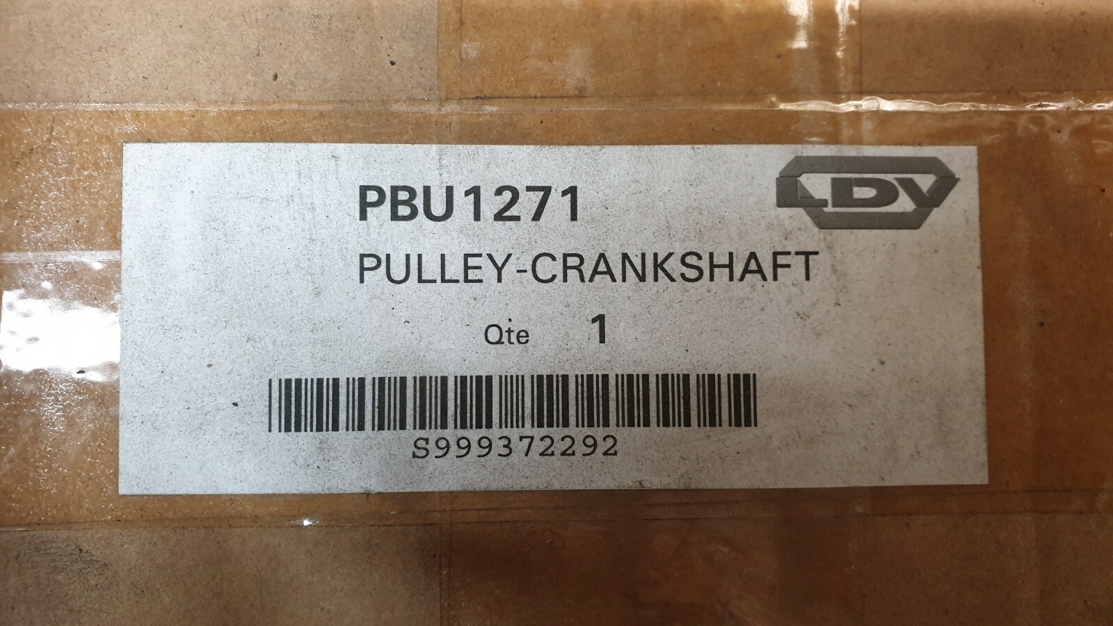 PBU1271 CRANKSHAFT PULLEY