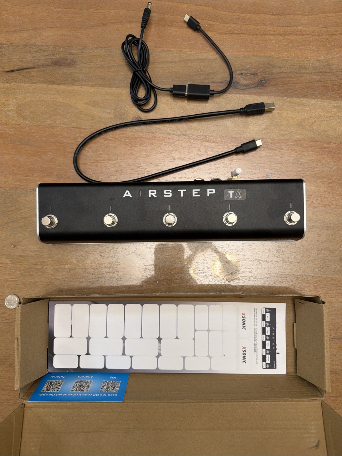 AIRSTEP TX Edition, TONEX ONE & PEDAL Foot switch, Preset and Effect Mode