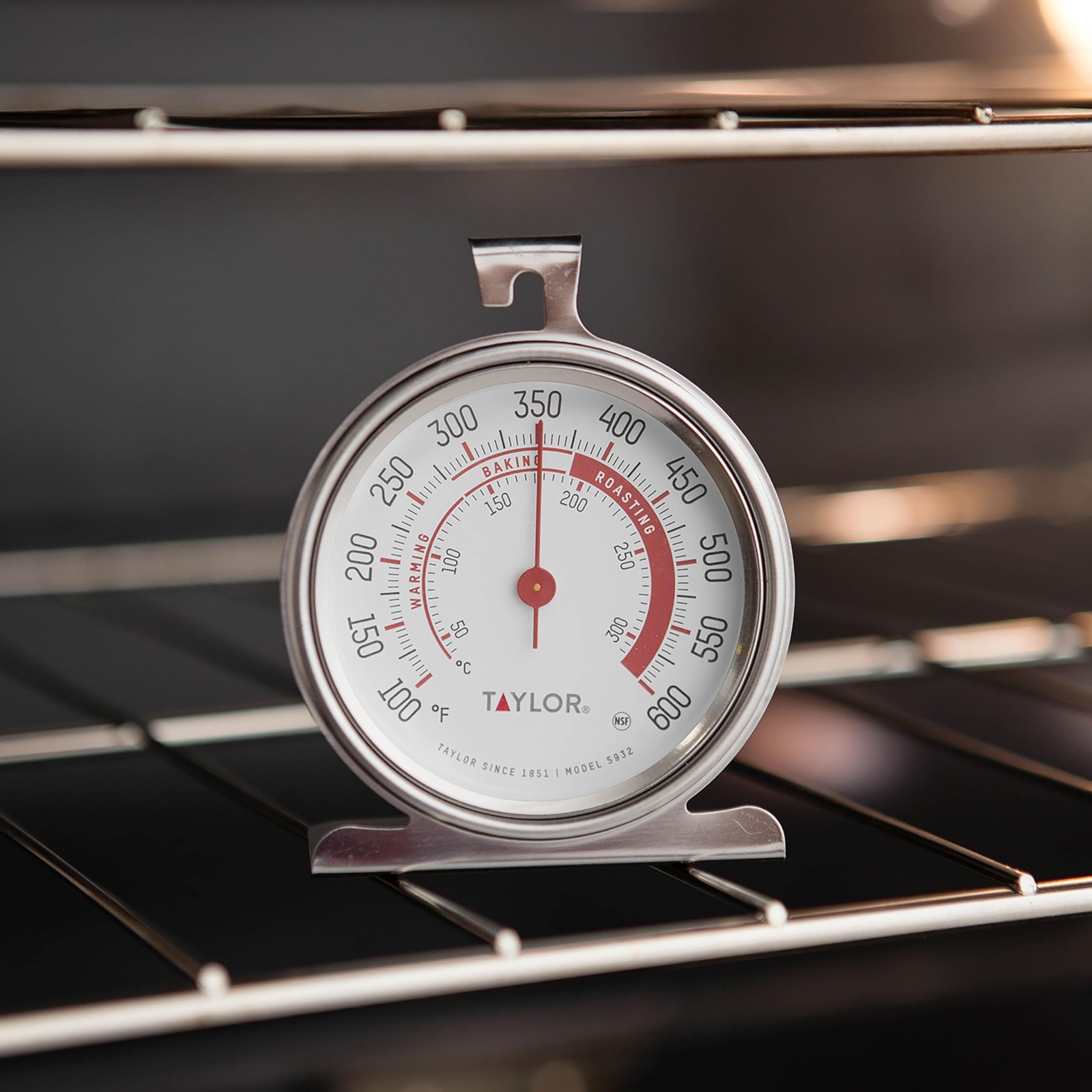 Precision Products Large Dial Thermometer, Silver