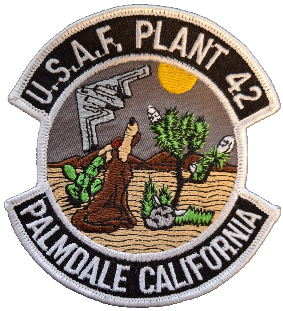 Air Force Plant 42 US Air Force Embroidered Patch Badge - LAST FEW