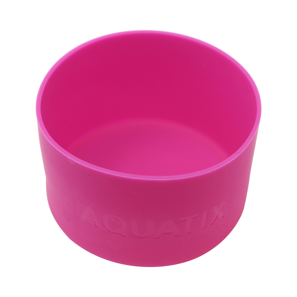 Pink - Aquatix Protective Silicone Sleeve for Aquatix 21oz Flip Top Bottles