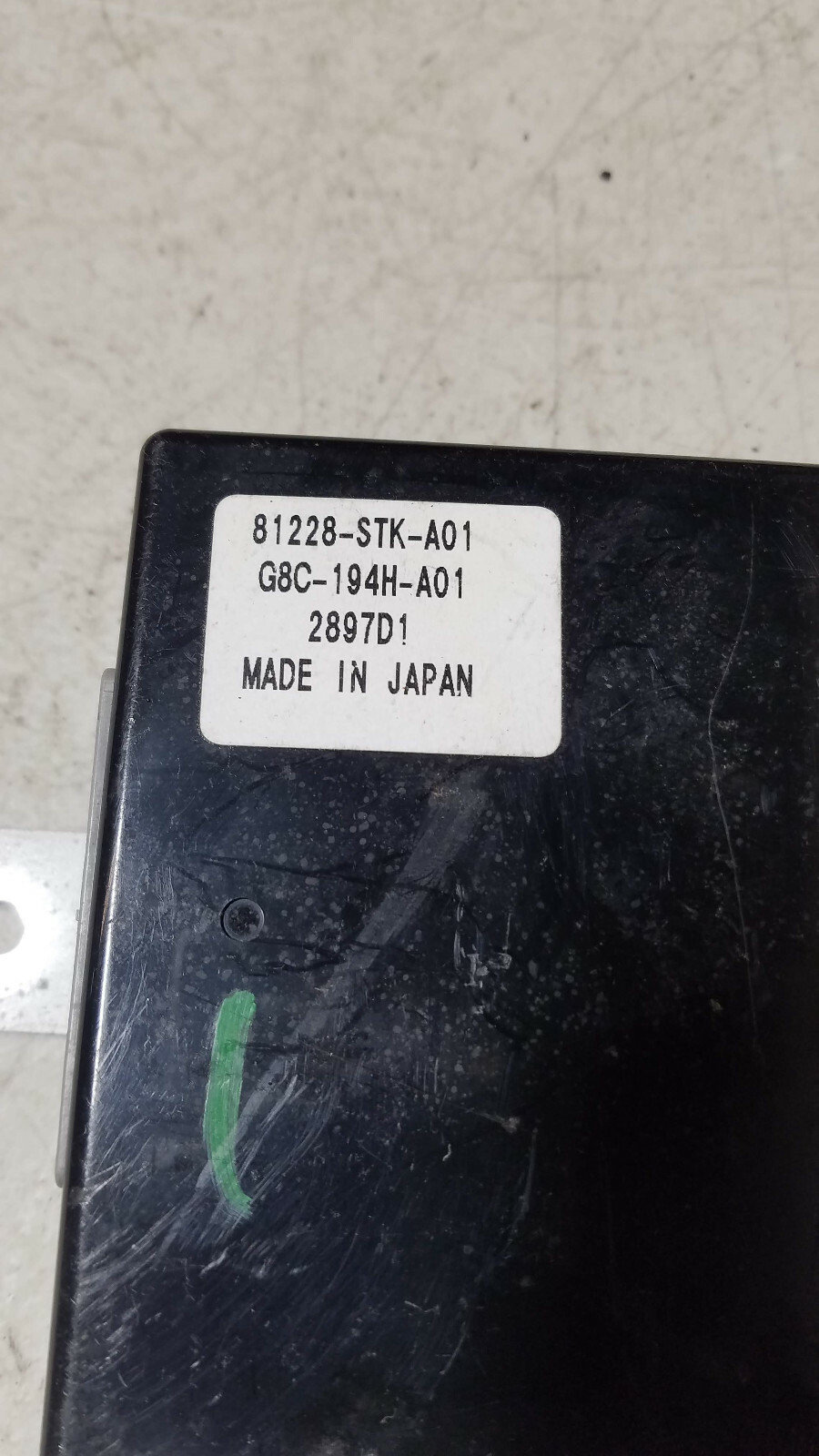 2008 ACURA RDX MEMORY SEAT CONTROL MODULE FRONT LEFT DRIVERS SEAT OEM