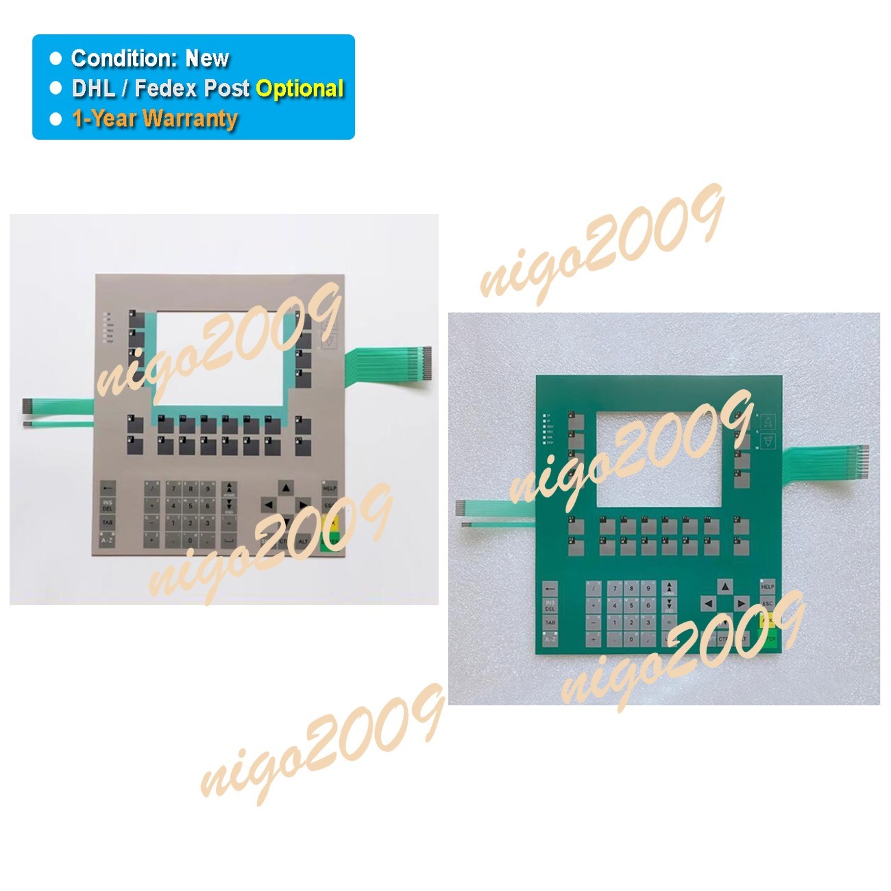Fit for SIMATIC C7-635 KEY 6ES7635-2EC02-0AE3 Membrane Keypad 1-Year Warranty