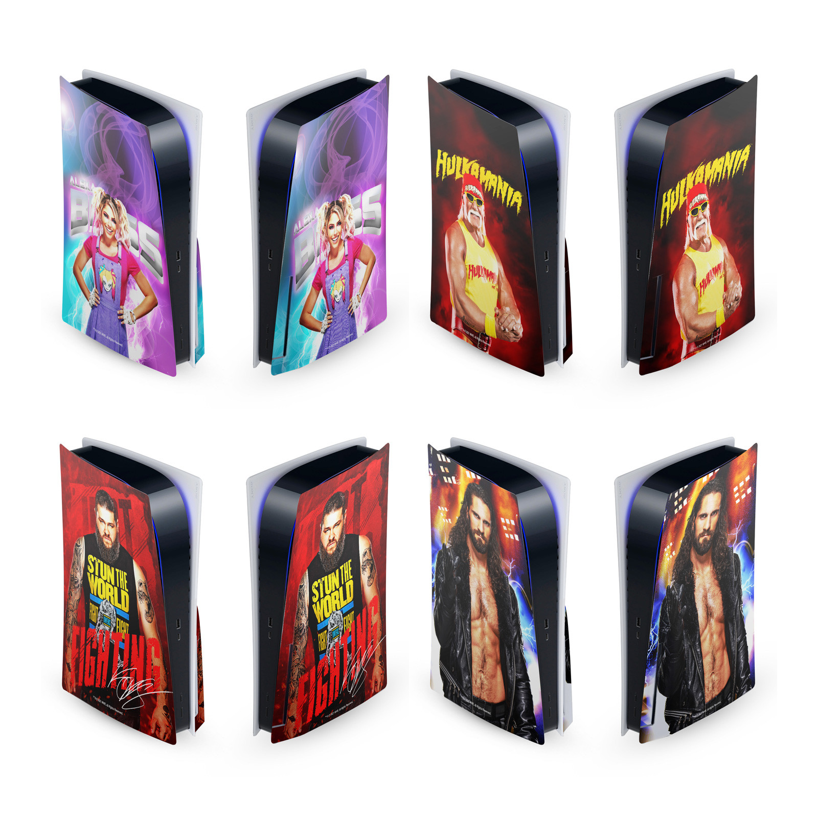 WWE SUPERSTARS AND LEGENDS 2 VINYL SKIN DECAL FOR SONY PS5 DISC EDITION CONSOLE