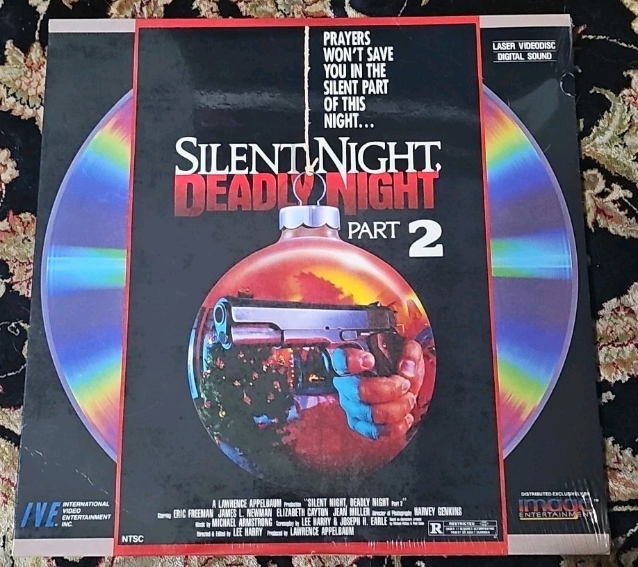 SILENT NIGHT, DEADLY NIGHT PART 2 Laserdisc LD BRAND NEW ULTRA RARE PART II TWO
