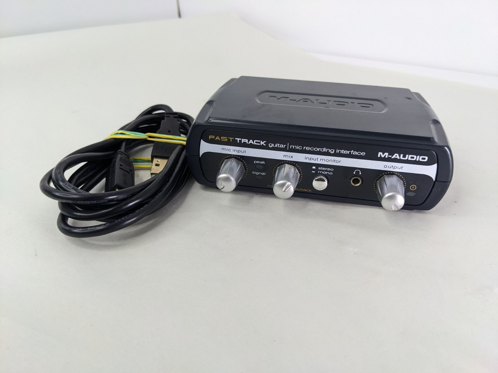 M-Audio Fast Track Guitar Mic Recording Interface USB Digital