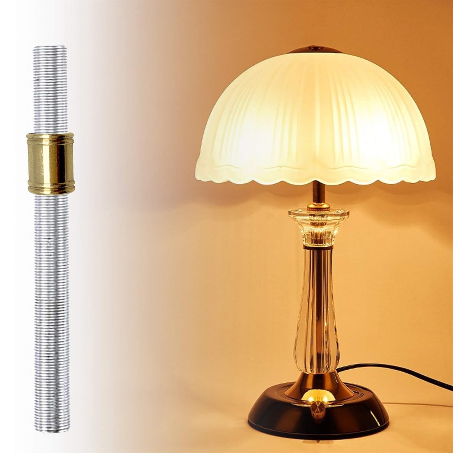 Pipe Locknuts - Threaded Locknuts for 1/8 IP Pipe, Lamp Assembly or Repair
